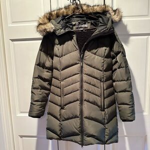 Women’s Olive Green Eddie Bauer parka jacket